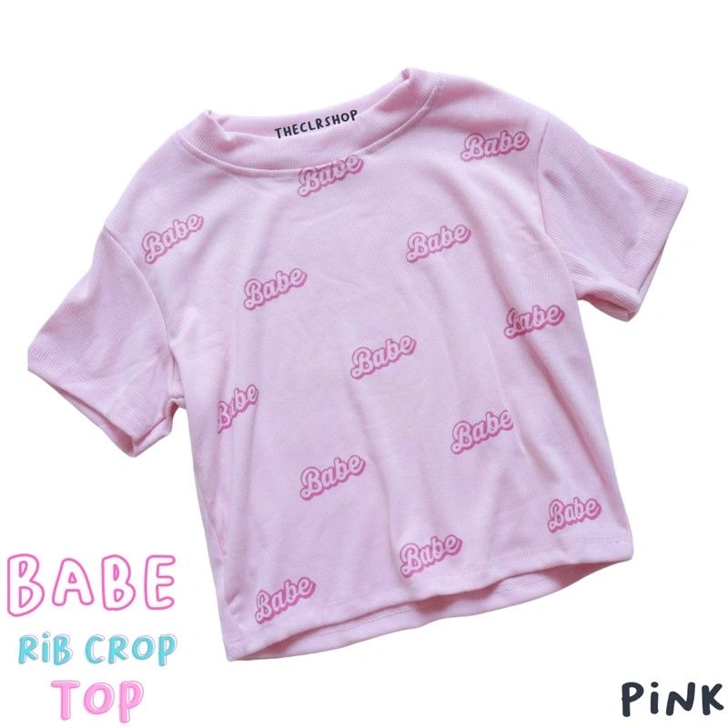 BABE RIB CROP TOP BY THECLRSHOP