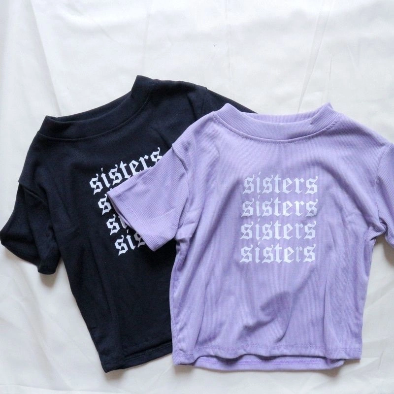 SISTERS RIB CROP TOP BY THECLRSHOP